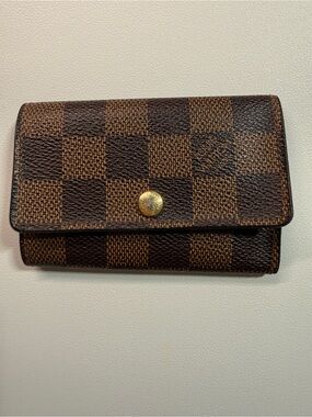 Louis Vuitton Brown Damier Ebene Small Folding Key Holder
